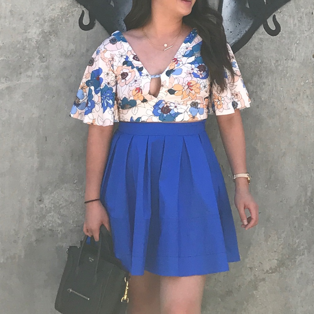 Zara Floral Crop Top